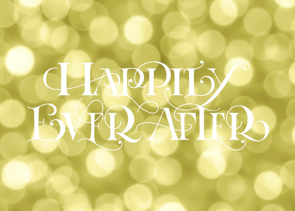 Happily Ever After Lettering for wedding decor or cards.  Design is available as a vector image.  Available art for art licensing

gold glitter

spot calligraphy